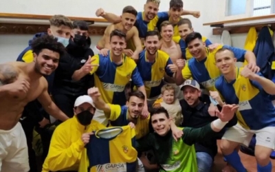 Foto de la victòria al vestuari | Cedida